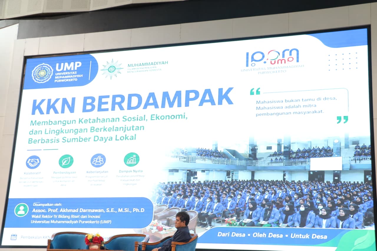 UMP RESMI BUKA KKN SEMESTER GASAL 2026/2027, LIBATKAN 1.389 MAHASISWA LINTAS PRODI UNTUK MENDORONG DESA BERKEMAJUAN DAN MANDIRI